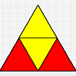 Треугольник для задачи по математике 6 класс.